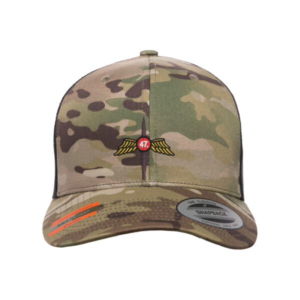 4/7 Multicam Snap Back Retro Trucker Cap Thumbnail