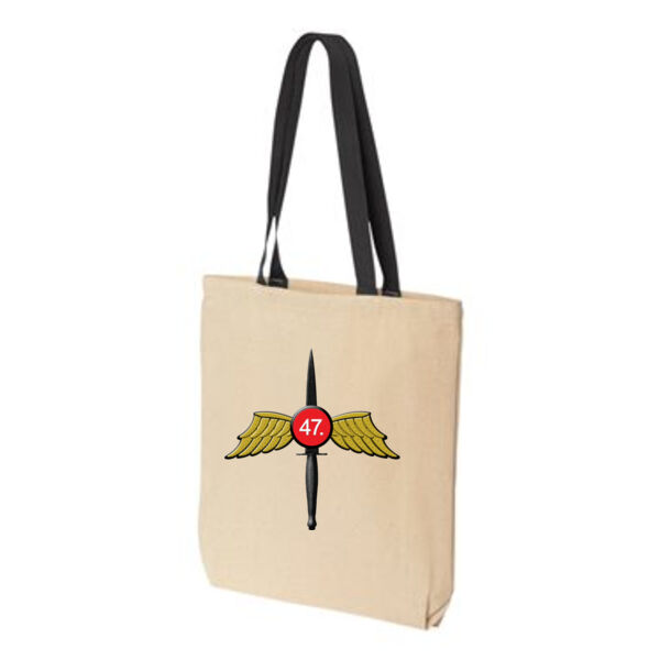 Gusseted Canvas Tote Thumbnail